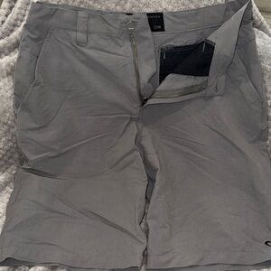 Oakley Men's Charcoal Flat Front Shorts